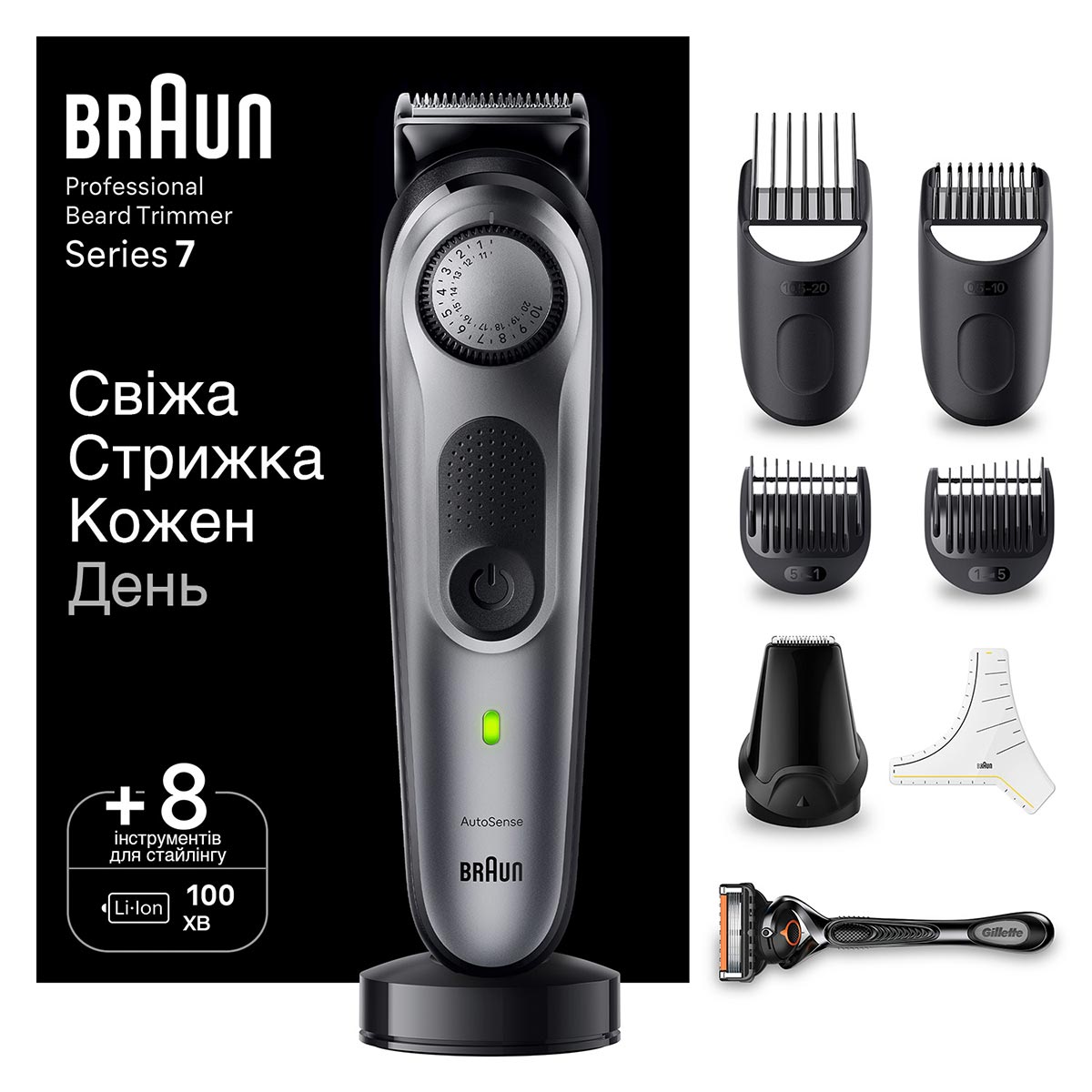 Тример для бороди Braun BT7420