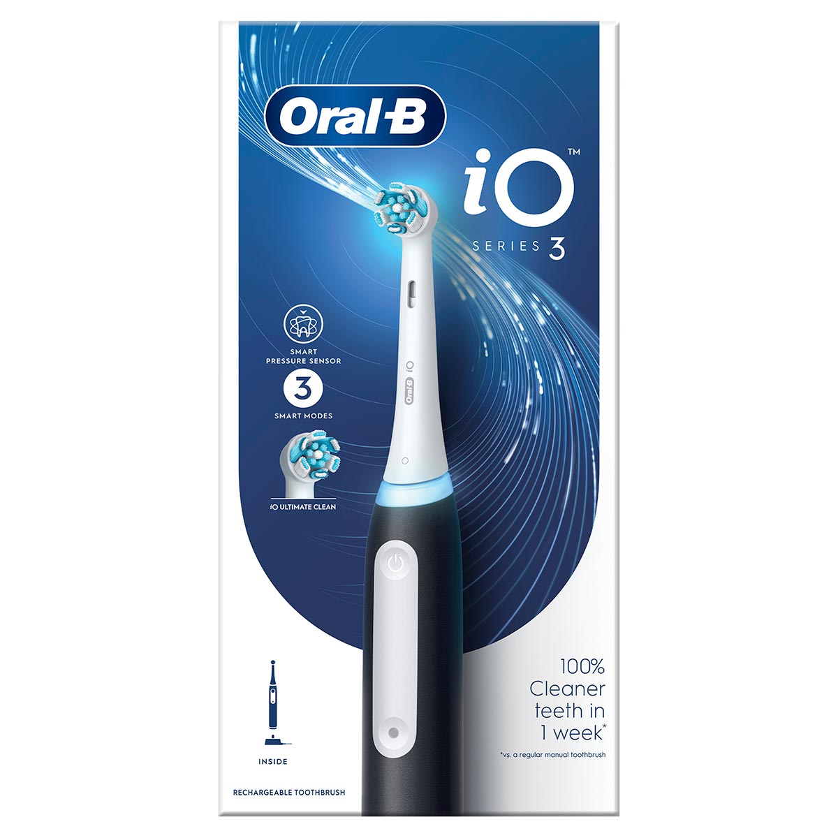 Електрична зубна щітка Braun Oral-B iO 3 Black