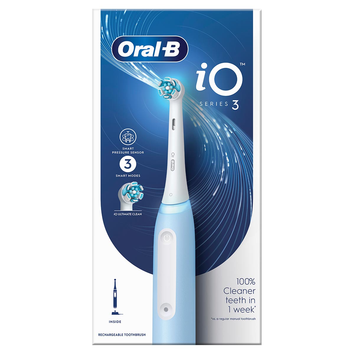 Електрична зубна щітка Braun Oral-B iO 3 Blue