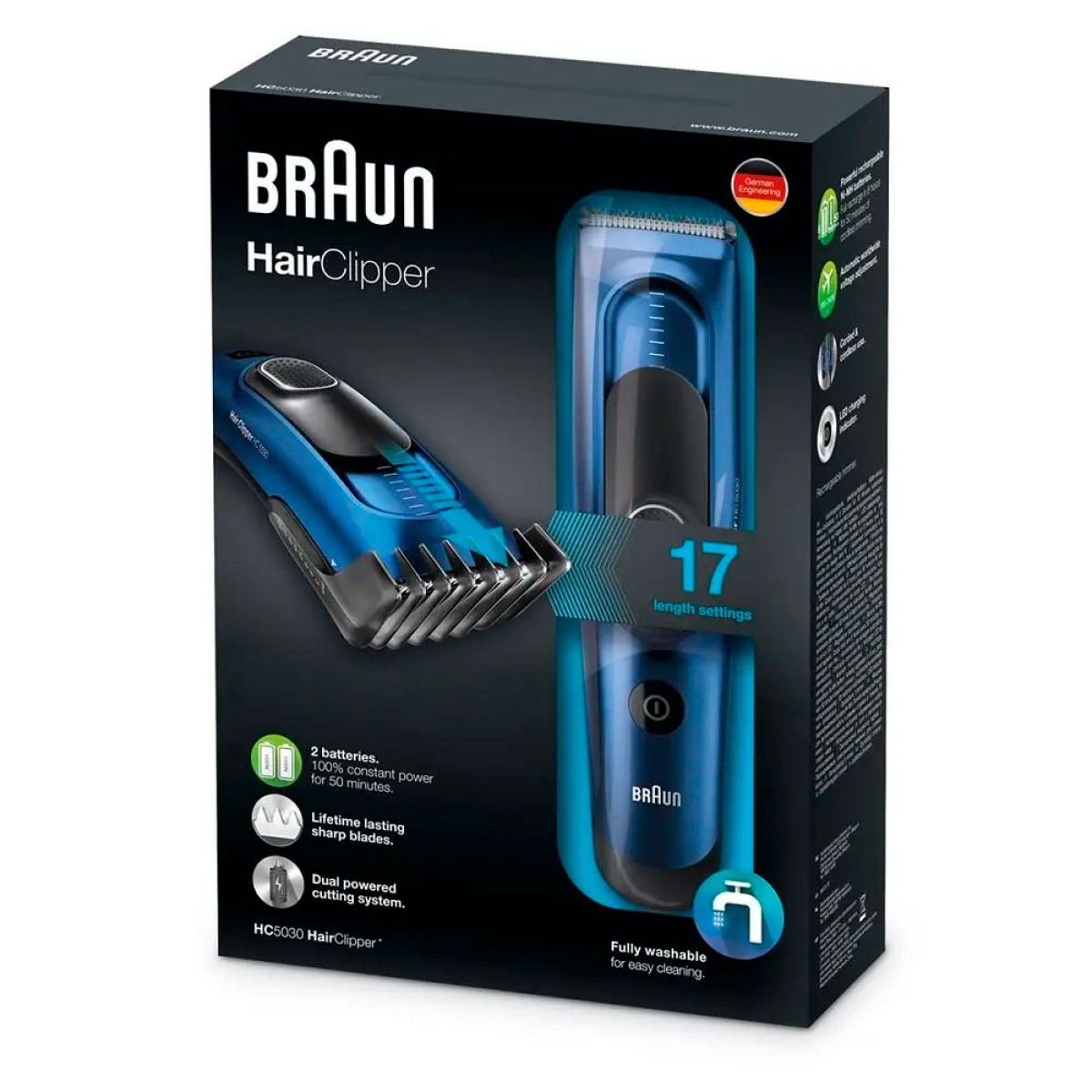 Машинка для стрижки Braun HC 5030