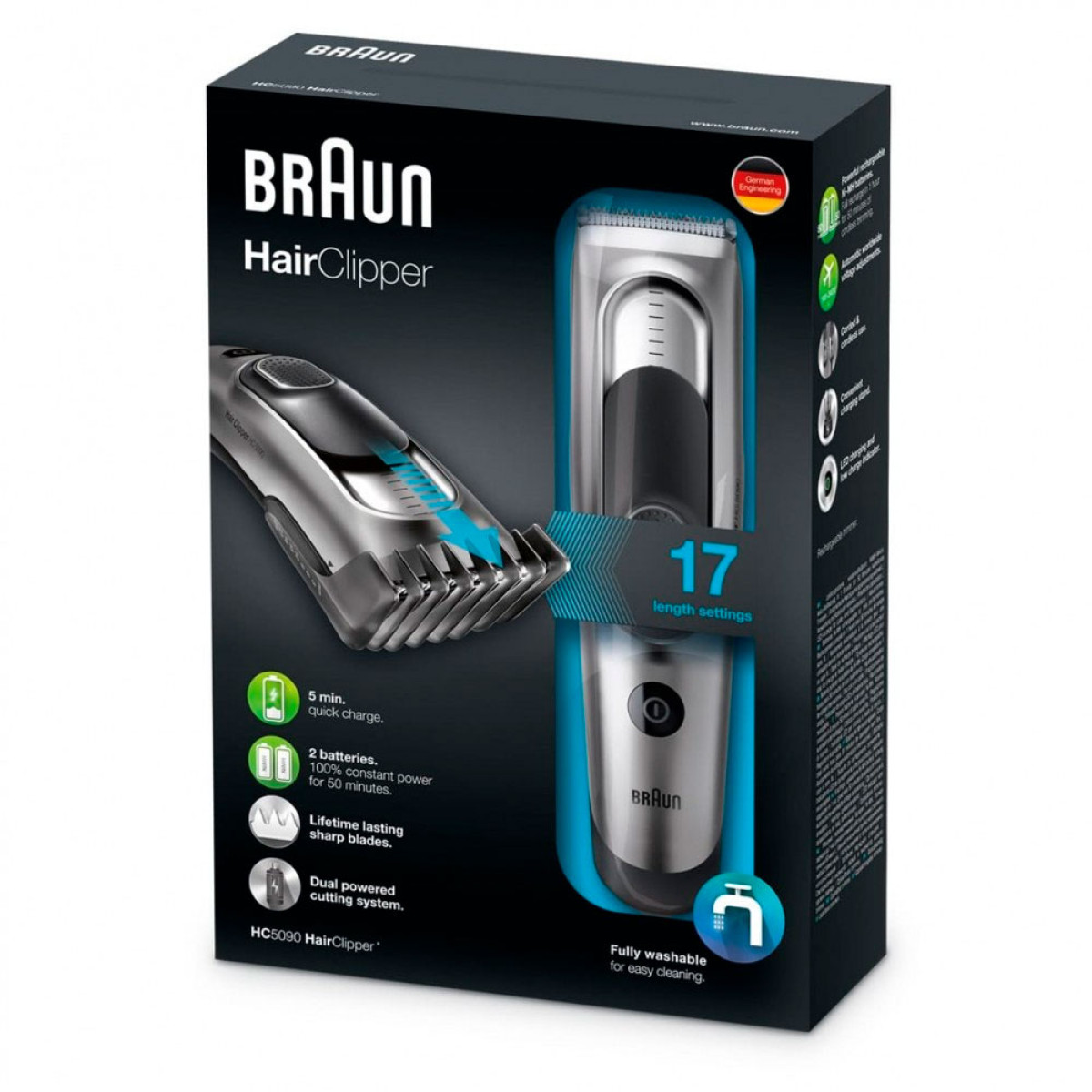 Машинка для стрижки волос Braun HC 5090