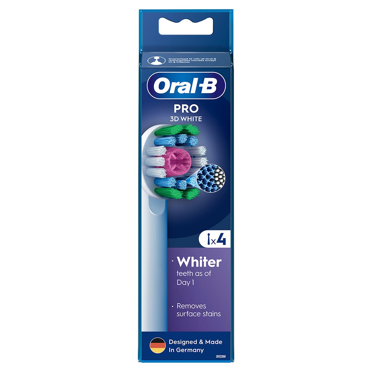 Насадка для зубної щітки Braun Oral-B 3D White EB18RX-4
