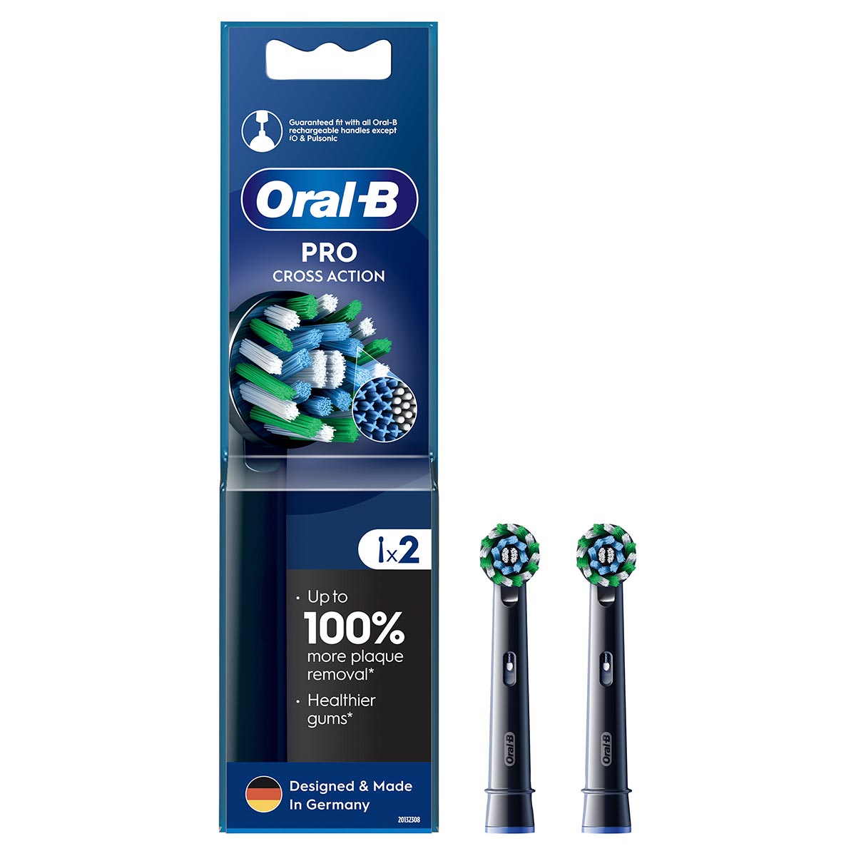 Насадка для зубної щітки Braun Oral-B Cross Action EB50BRX-2