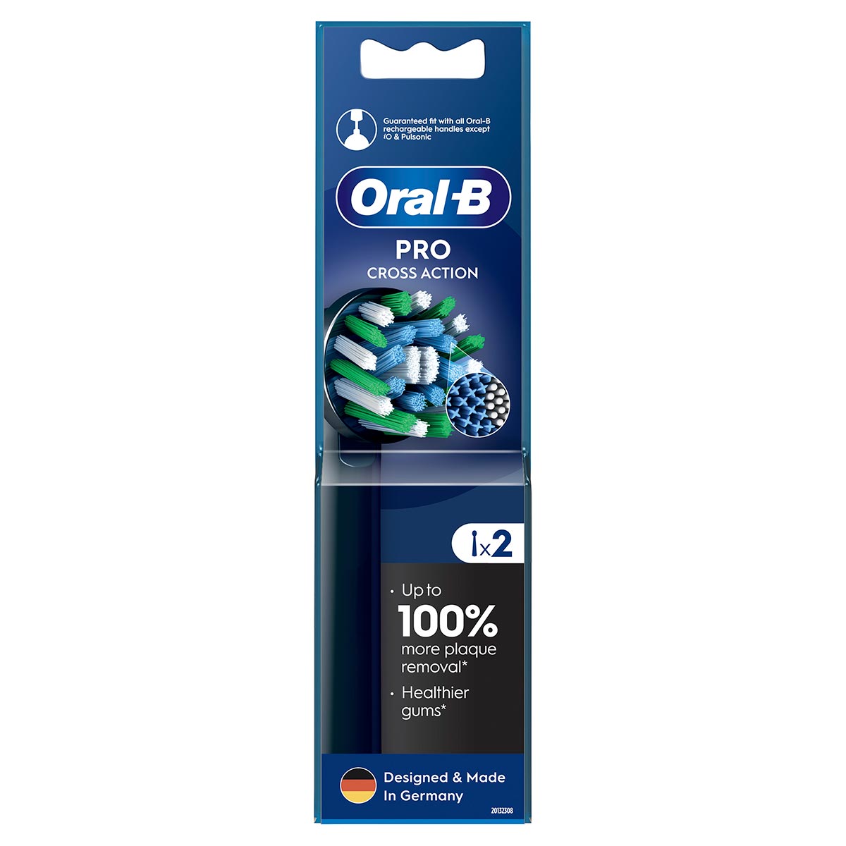 Насадка для зубної щітки Braun Oral-B Cross Action EB50BRX-2