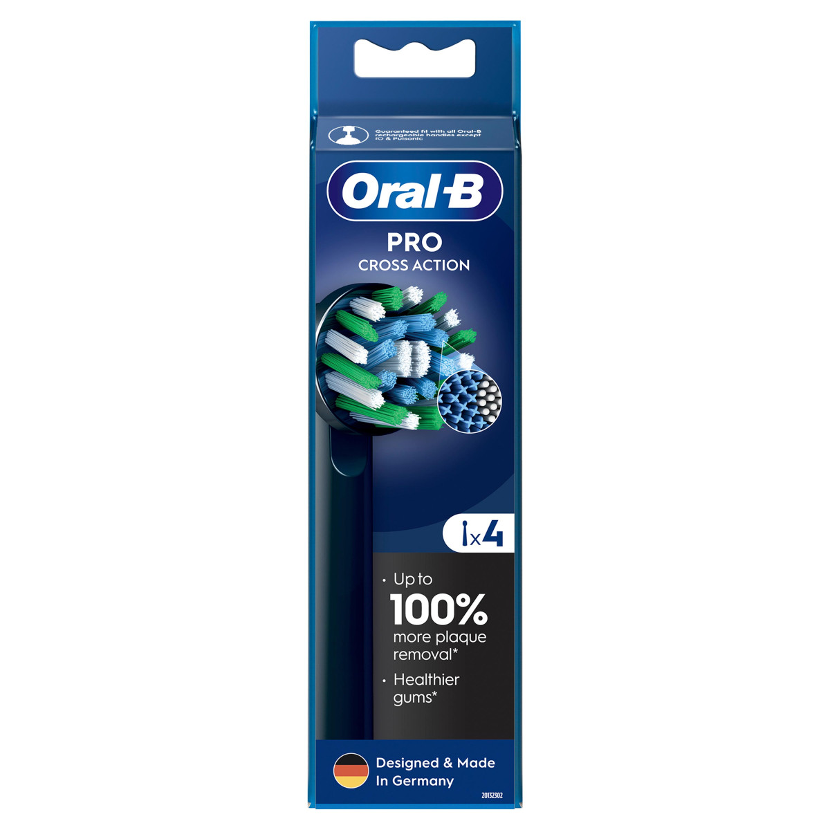 Насадка для зубної щітки Braun Oral-B Cross Action EB50BRX-4