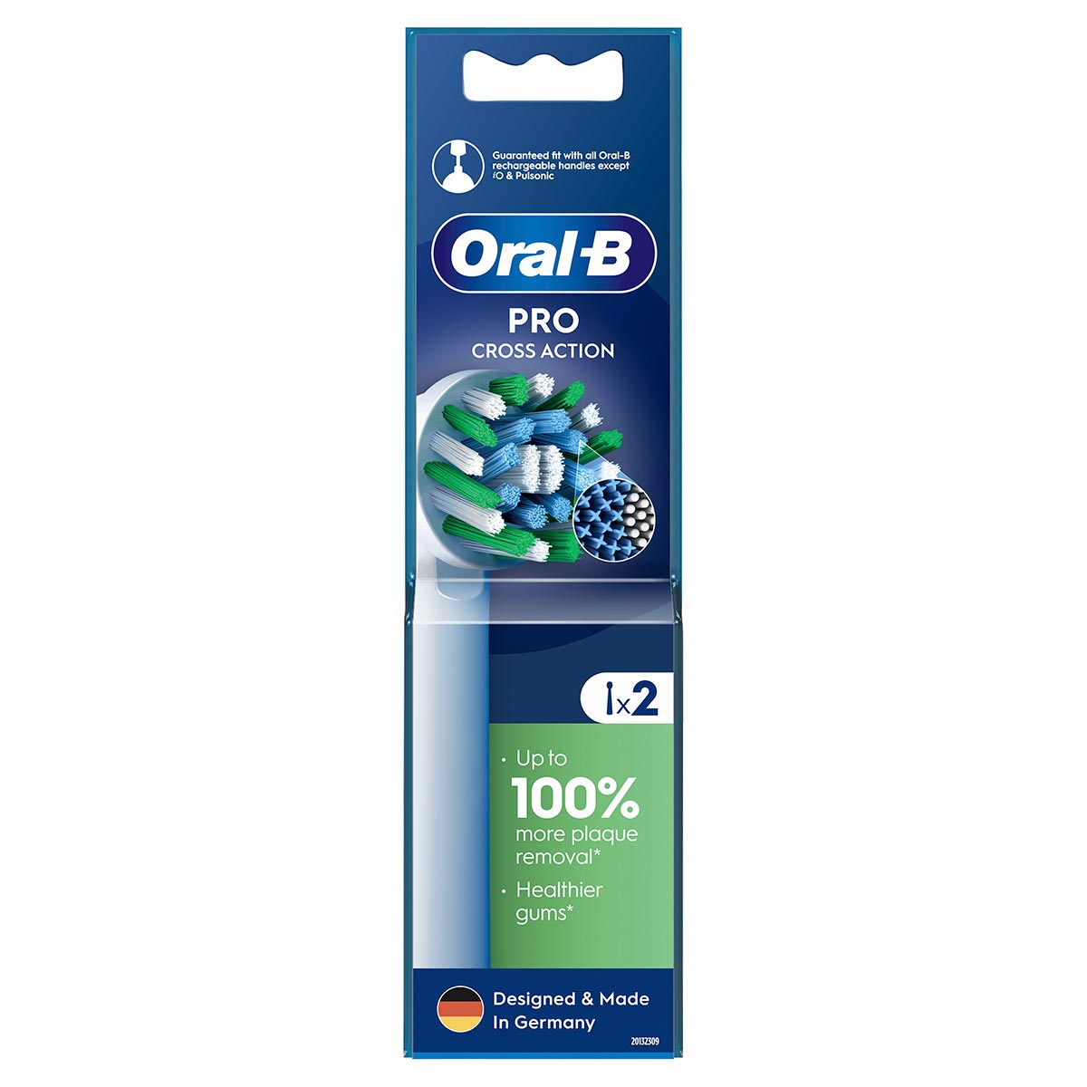 Насадка для зубної щітки Braun Oral-B Cross Action EB50RX-2