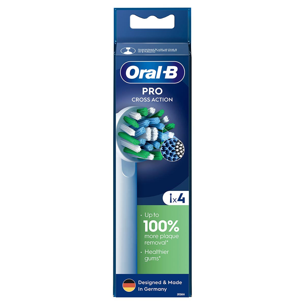 Насадка для зубної щітки Braun Oral-B Cross Action EB50RX-4