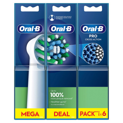 Насадка для зубної щітки Braun Oral-B Cross Action EB50RX-6