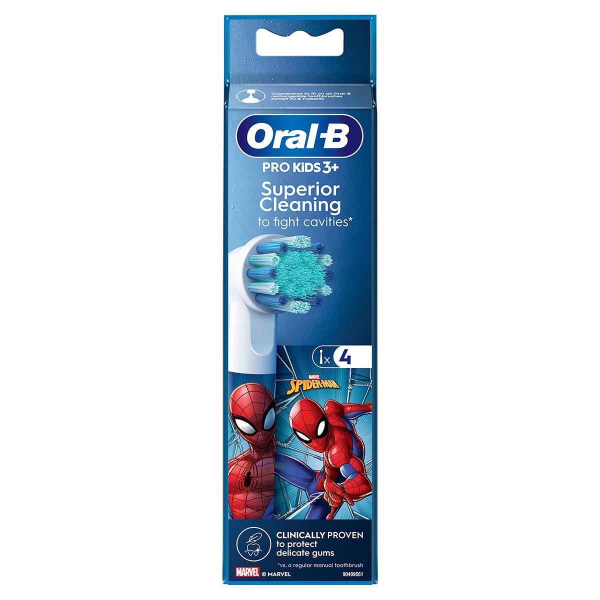 Насадка для зубної щітки Braun Oral-B EB10S Spiderman-4