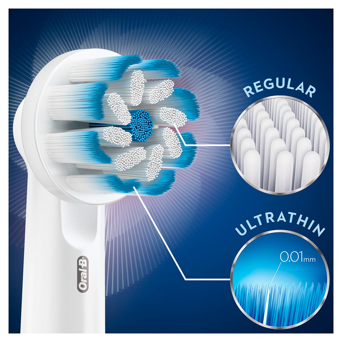 Насадка для зубної щітки Braun Oral-B Sensitive Clean EB60X-2