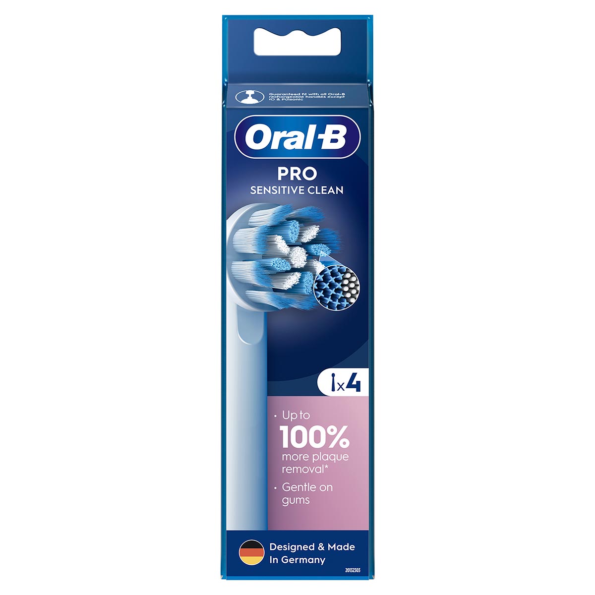 Насадка для зубної щітки Braun Oral-B Sensitive Clean EB60X-4