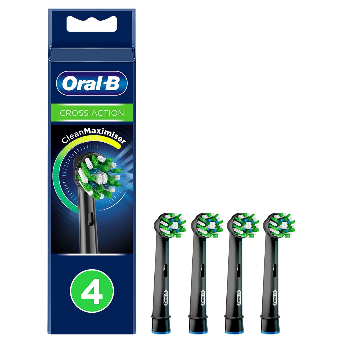 Насадка для зубної щітки Braun Oral-B Cross Action EB50BRB-4
