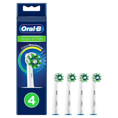 Насадка для зубної щітки Braun Oral-B Cross Action EB50RB-4