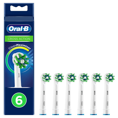 Насадка для зубної щітки Braun Oral-B Cross Action EB50RB-6