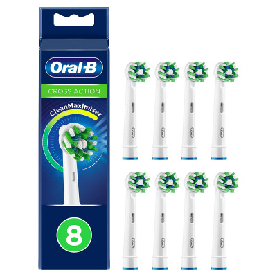 Насадка для зубної щітки Braun  Oral-B Cross Action EB50RB-8
