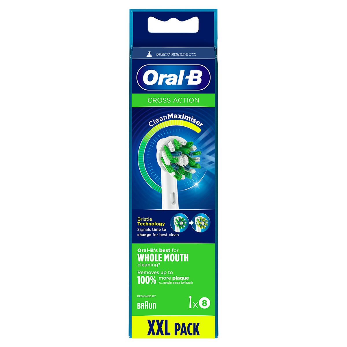 Насадка для зубної щітки Braun  Oral-B Cross Action EB50RB-8