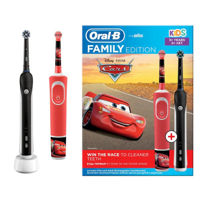 Дитяча зубна щітка Braun Oral-B D16.513.1U Cars+Pro1 700