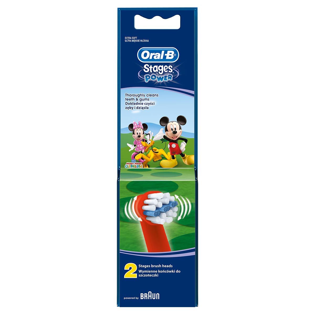 Насадка для зубної щітки Braun Oral-B EB10 Mickey Mouse-2