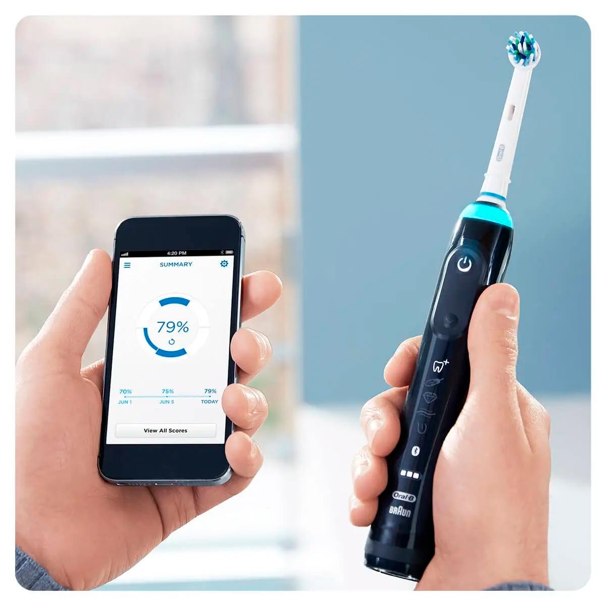 Електрична зубна щітка Braun  Oral-B Genius 10000N Midnight Black