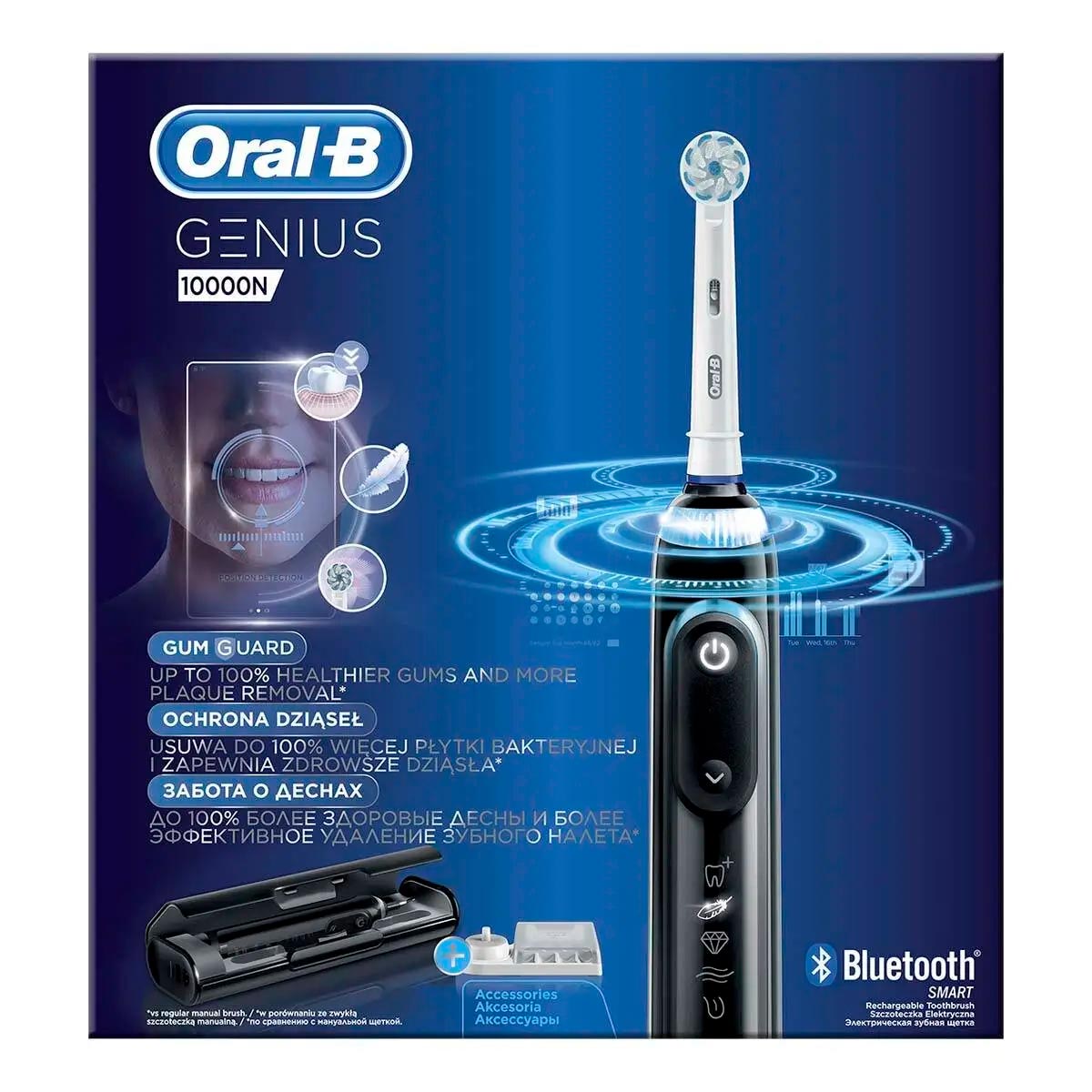 Електрична зубна щітка Braun  Oral-B Genius 10000N Midnight Black