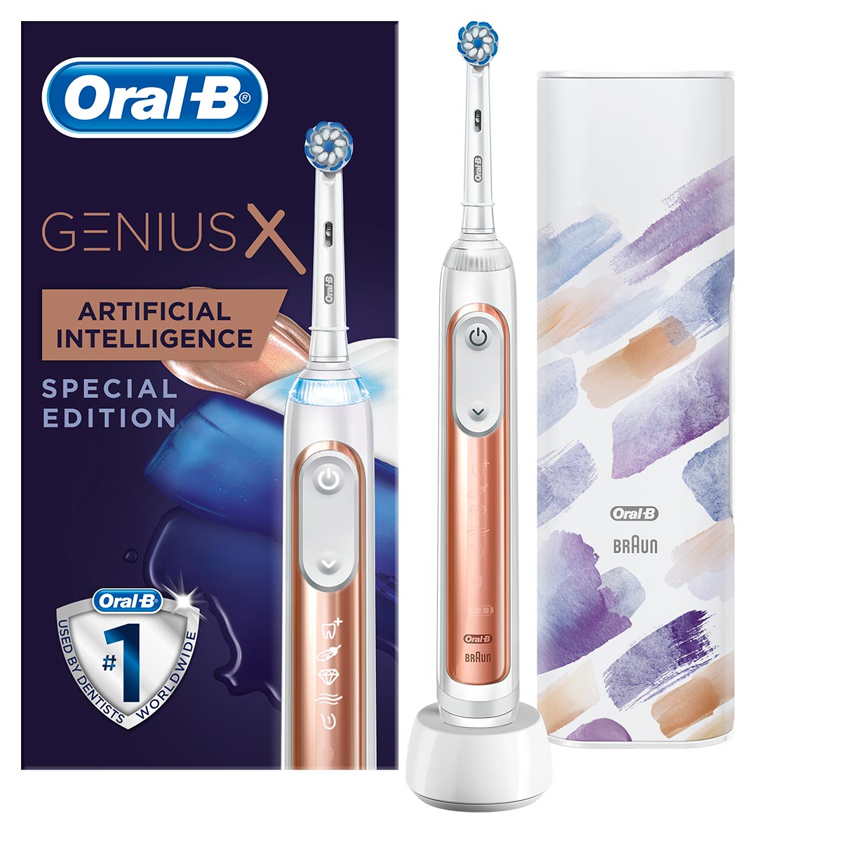 Електрична зубна щітка Braun Oral-B Genius X Special Edition Rose gold