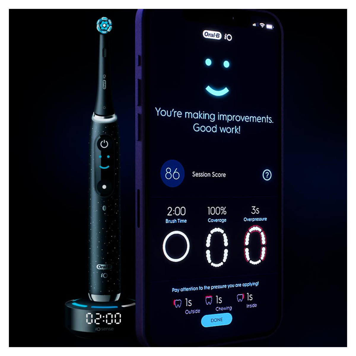 Електрична зубна щітка Braun Oral-B iO 10 Black
