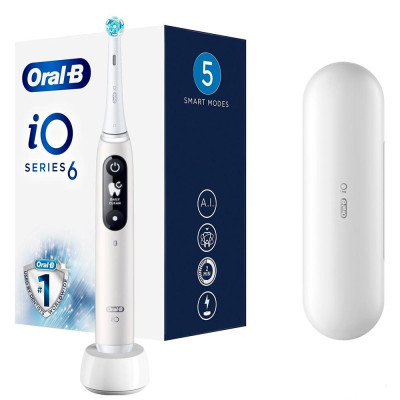 Електрична зубна щітка Braun Oral-B iO 6 White Alabaster