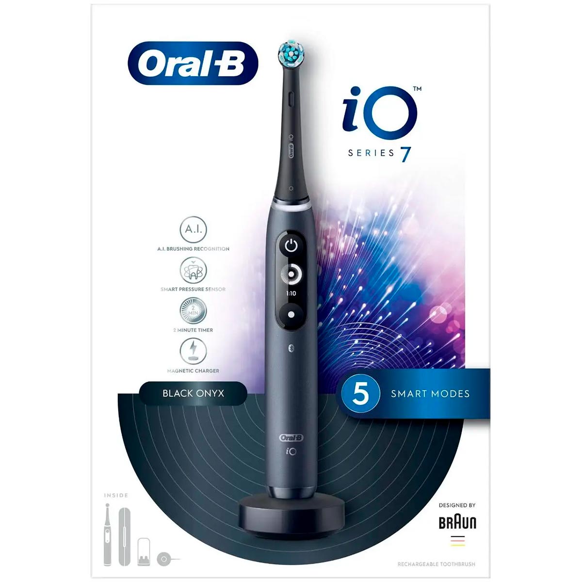 Електрична зубна щітка Braun Oral-B iO 7 Black Onyx