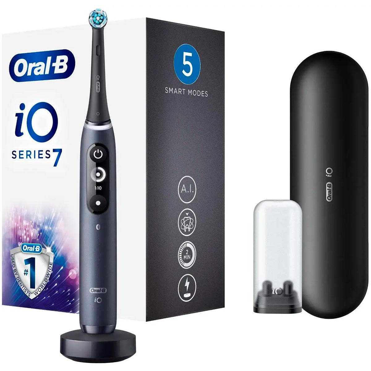 Електрична зубна щітка Braun Oral-B iO 7 Black Onyx