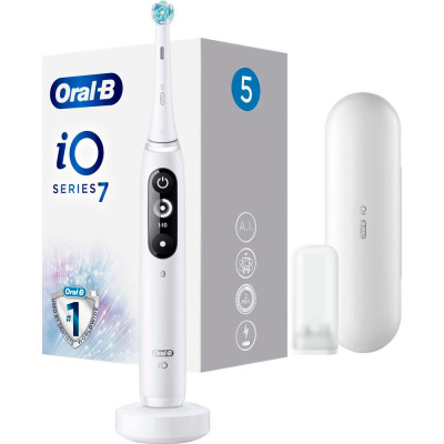 Електрична зубна щітка Braun Oral-B iO 7 White Alabaster