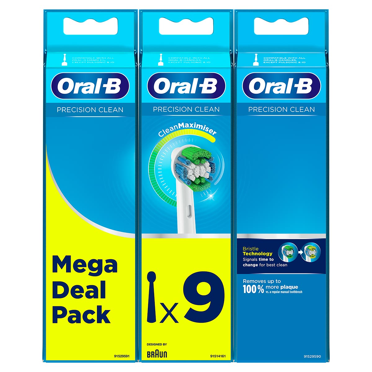 Насадка для зубної щітки Braun Oral-B Precision Clean EB20RB-9