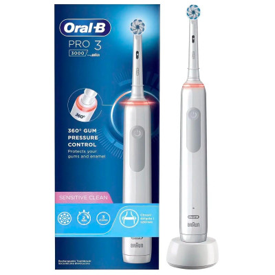 Електрична зубна щітка Braun Oral-B Pro 3 3000 Sensitive Clean