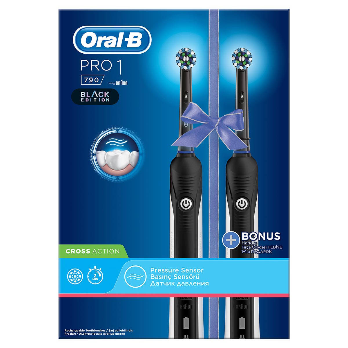 Електрична зубна щітка Braun Oral-B Pro 790 Cross Action Black edition