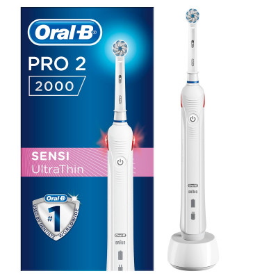 Електрична зубна щітка Braun Oral-B Pro 2 2000 Sensi UltraThin