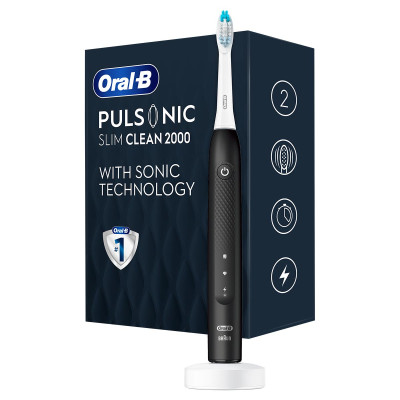 Электрическая зубная щетка Braun Oral-B Pulsonic Slim Clean 2000 Black