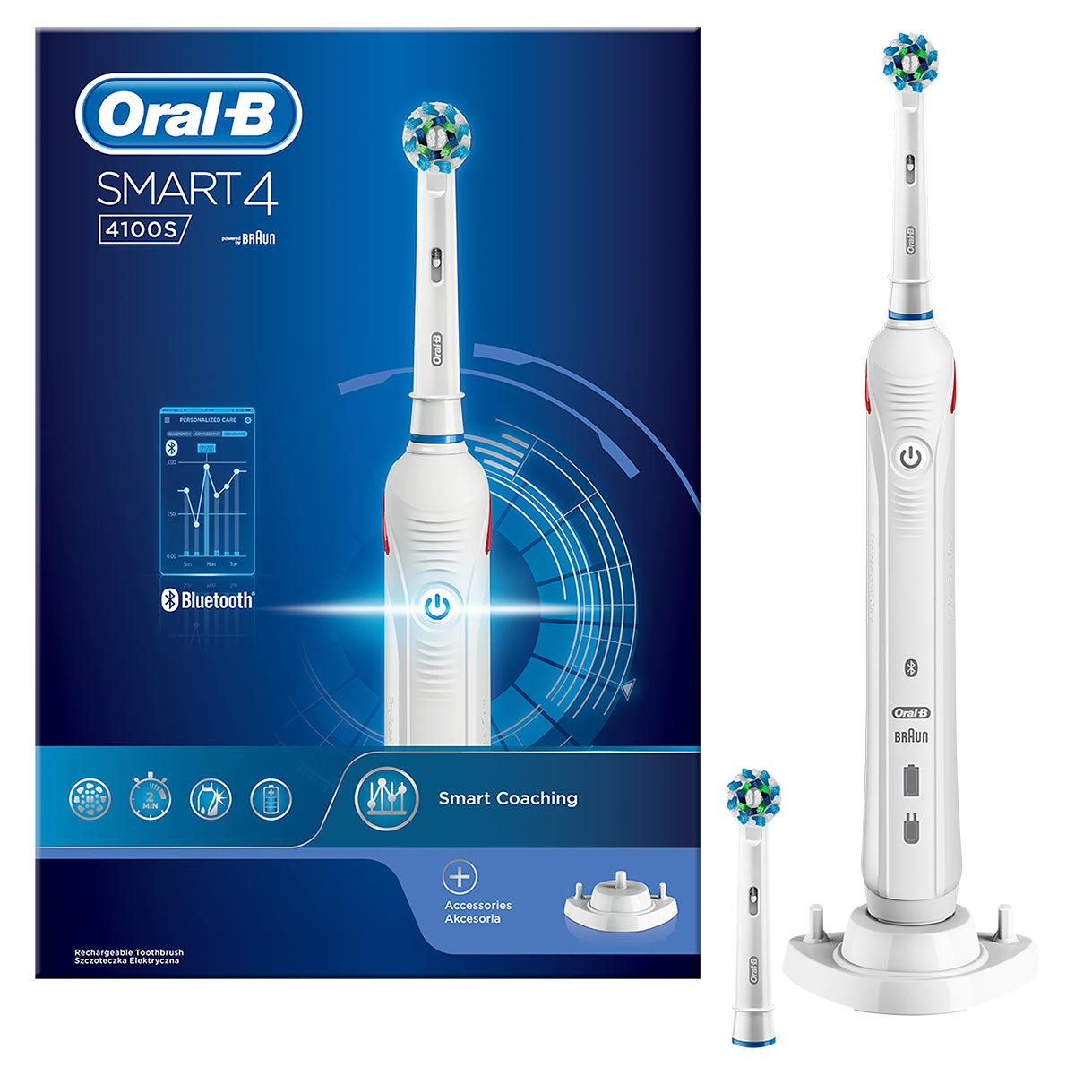 Електрична зубна щітка Braun Oral-B Smart4 4100s D601