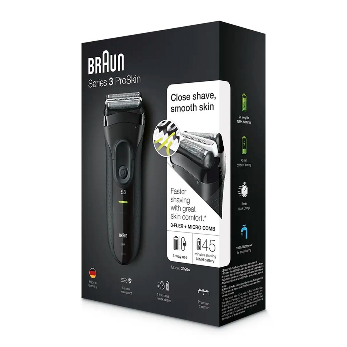 Електробритва Braun Series 3 3020s black