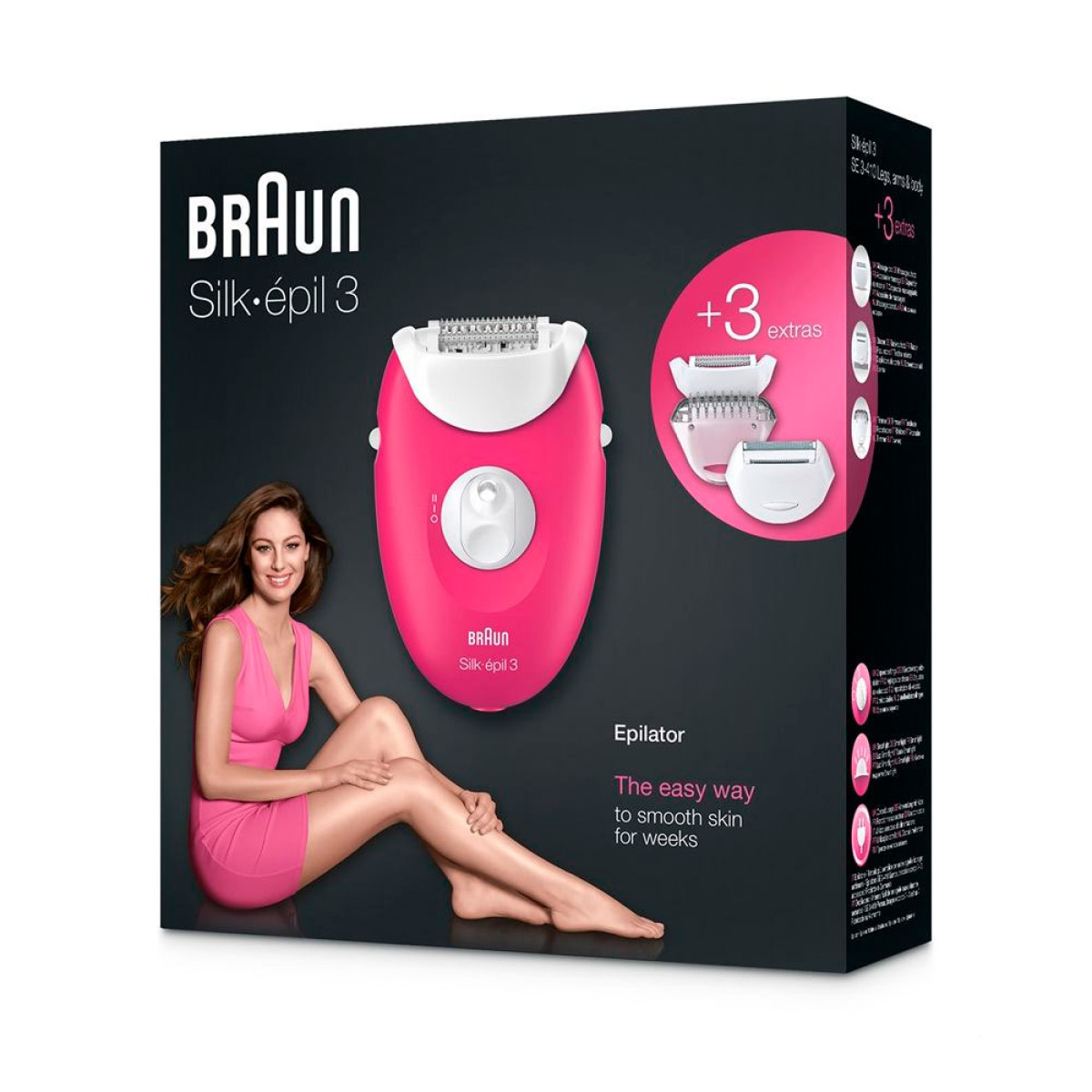 Епілятор Braun Silk-epil 3 SE 3410