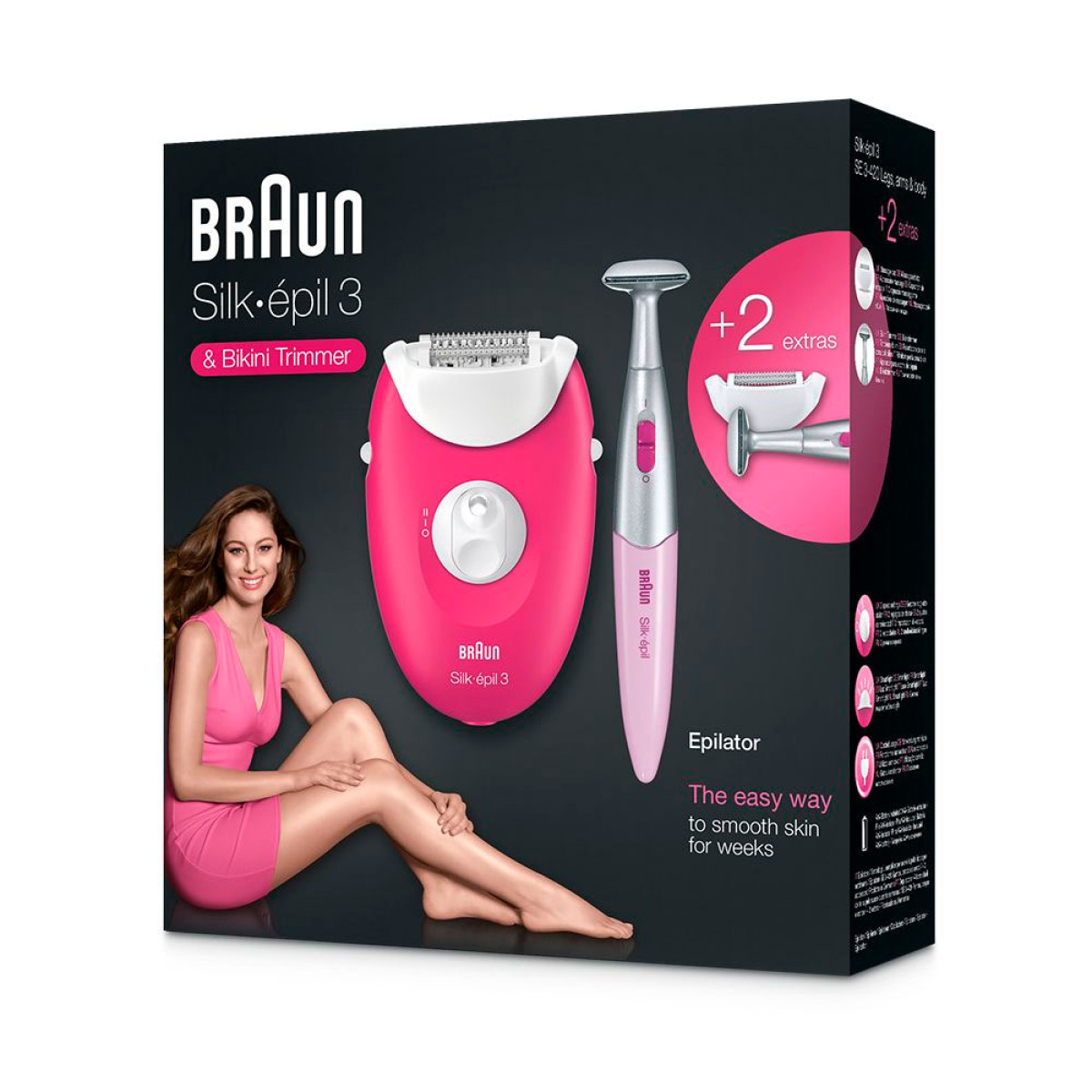 Епілятор Braun Silk-epil 3 SE 3420